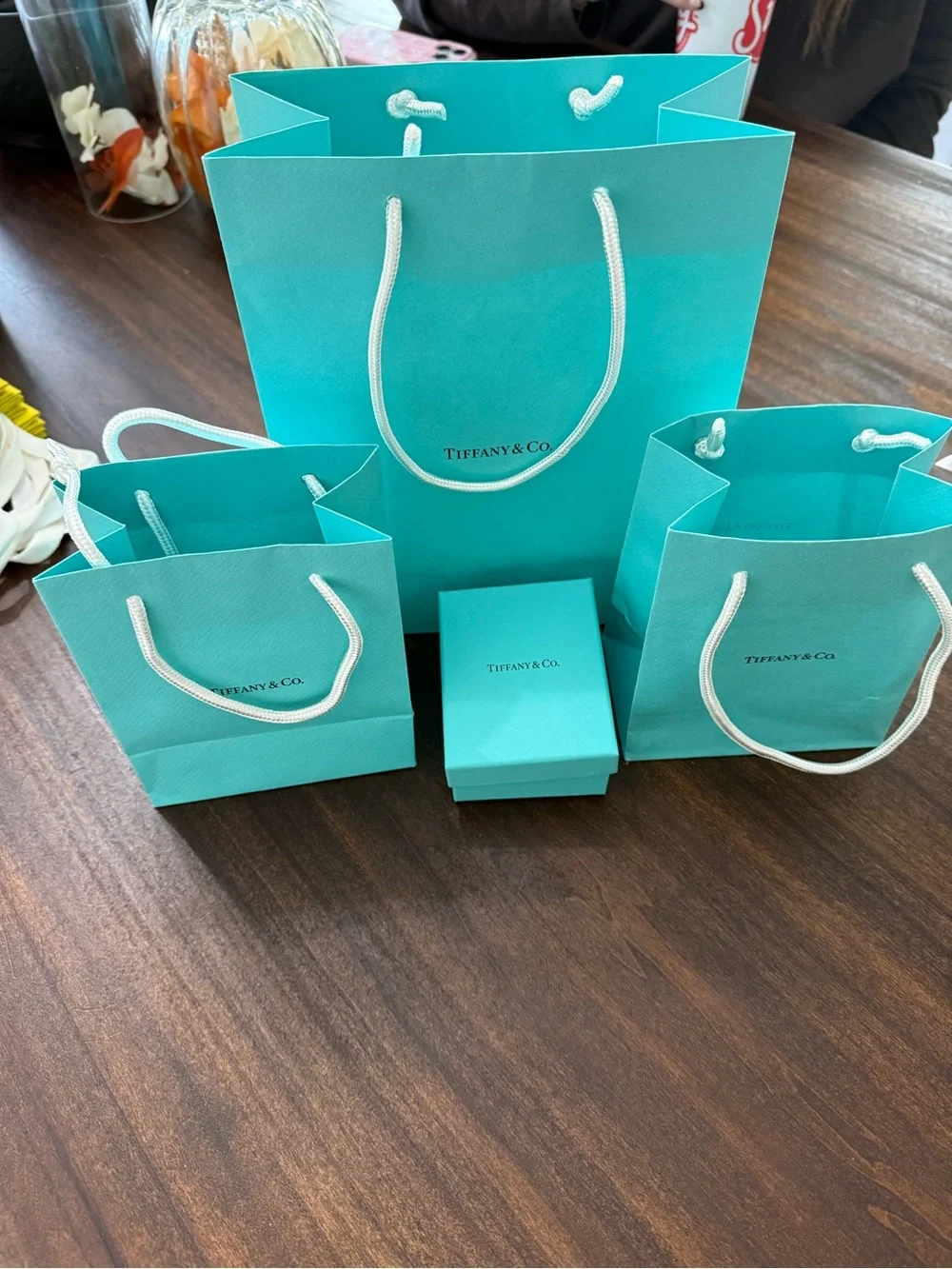 Tiffany & Co. Signature Gift Bag, Box & Pouch Set